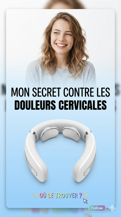 Masseur Cervical Électrique Intelligent — Soulagement Immédiat en 30 Secondes
